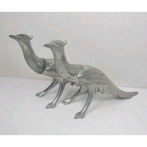 Vintage Weidlich Brothers Art Deco Birds of Paradise Salt & Pepper Shakers